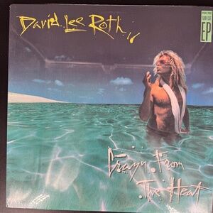 Crazy from the Heat [EP] [LP] by David Lee Roth (Vinyl, Warner Bros. Records) EX